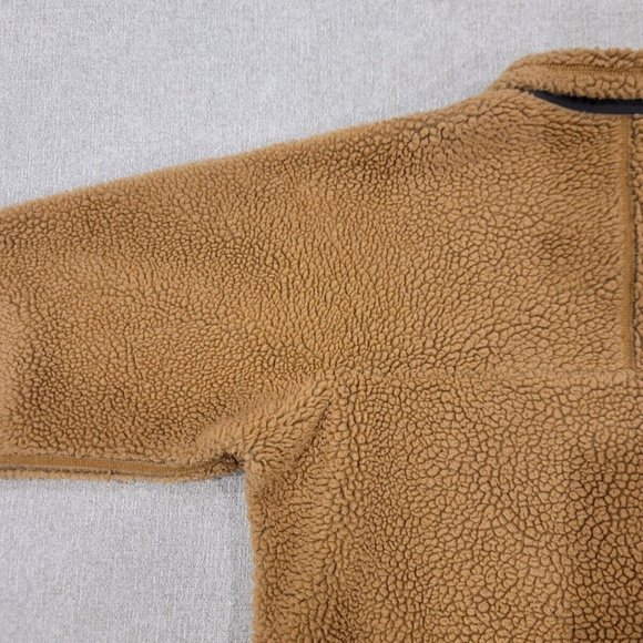 Patagonia Mens Medium Classic Retro-X Jacket Deep Pile Fleece Sherpa Brown - Picture 5 of 16